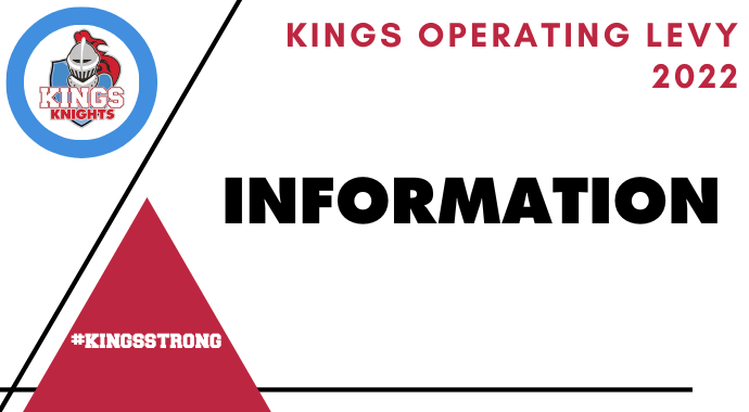 Kings Operating Levy 2022 Information graphic